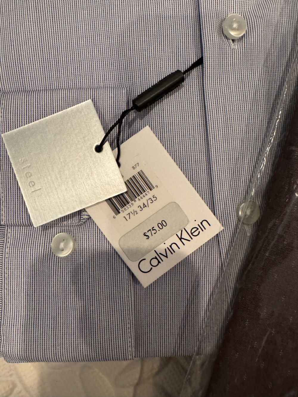 Calvin Klein Dress Shirt Bundle Men’s 17.5 34/35 - Picture 3 of 7